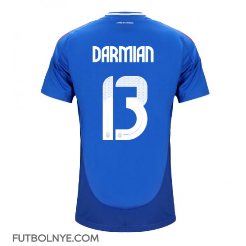 Camiseta Italia Matteo Darmian #13 Primera Equipación Eurocopa 2024 manga corta